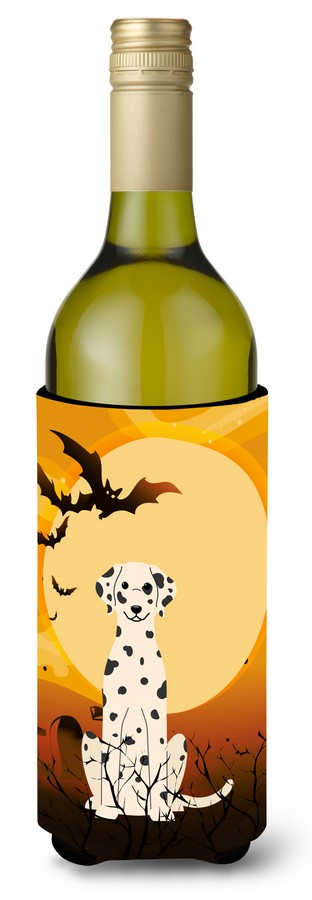 Halloween Dalmatian Wine Bottle Beverge Insulator Hugger