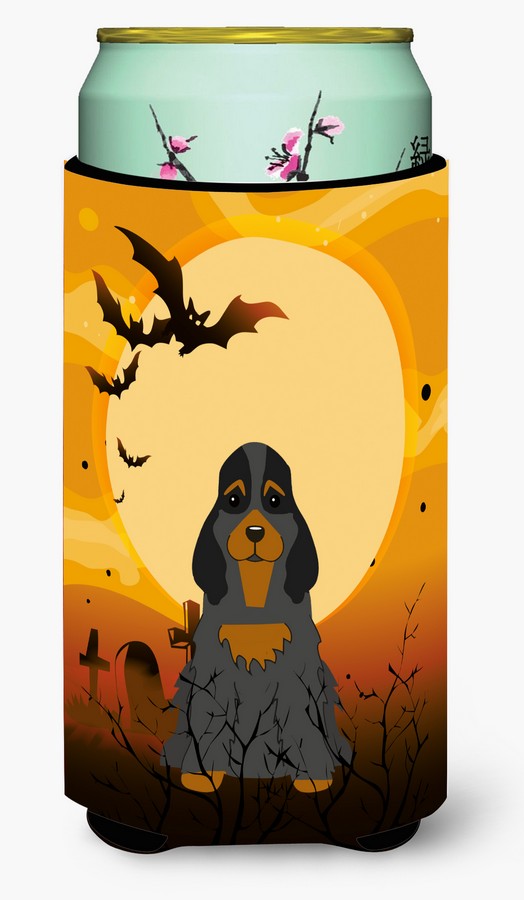 Halloween Cocker Spaniel Black & Tan Tall Boy Beverage Insulator Hugger