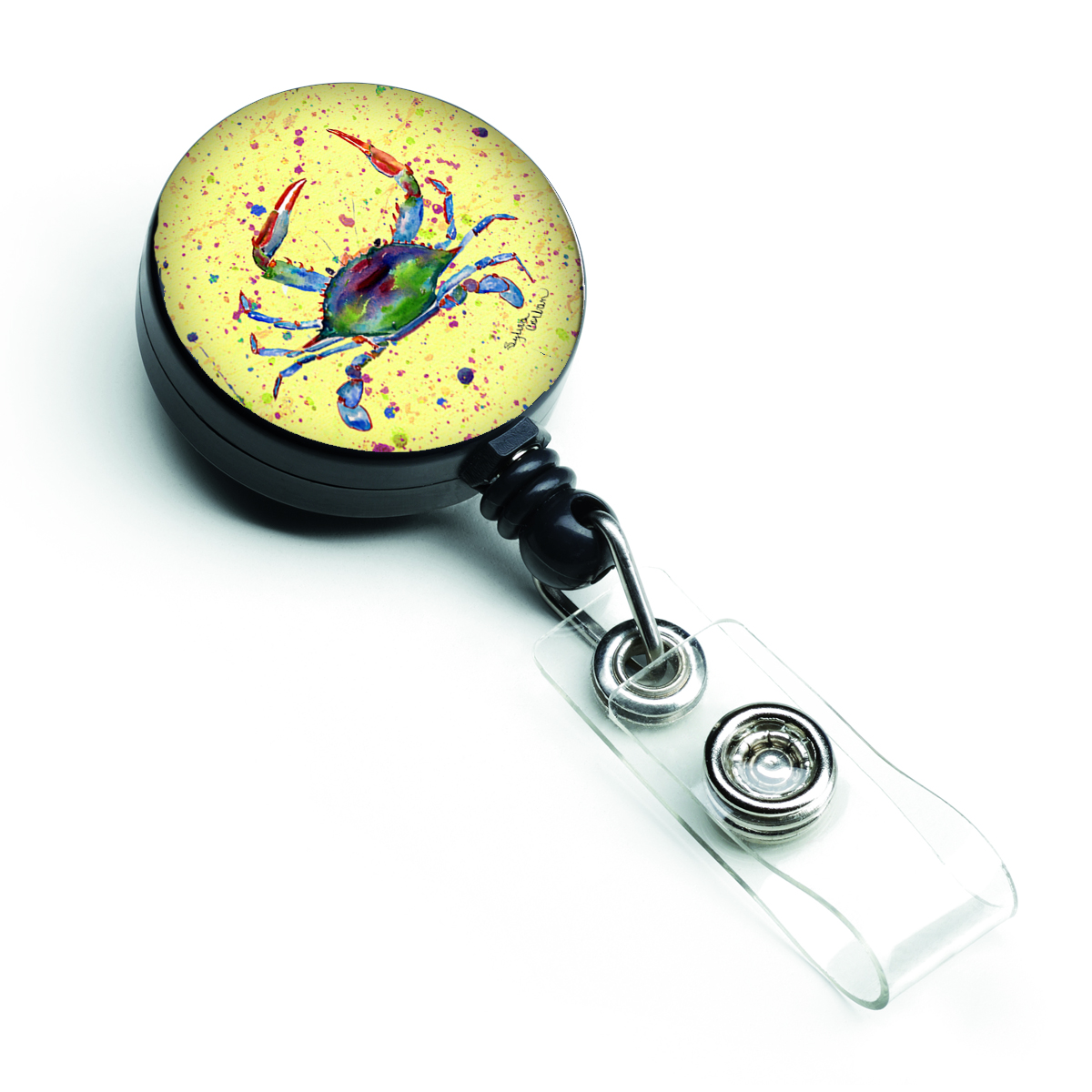 Crab Retractable Badge Reel