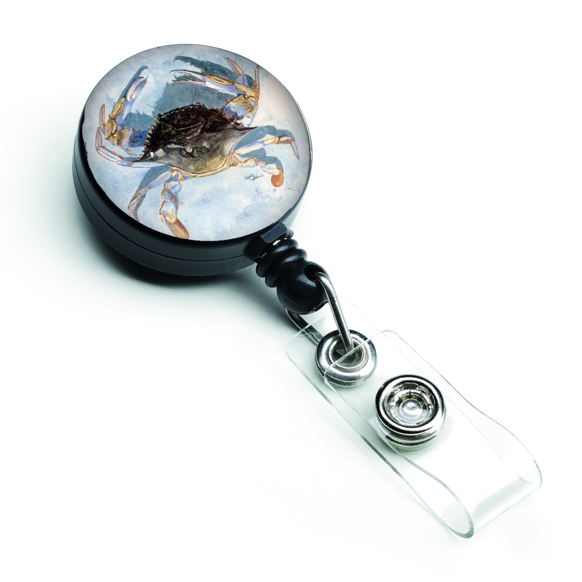 Blue Crab Retractable Badge Reel