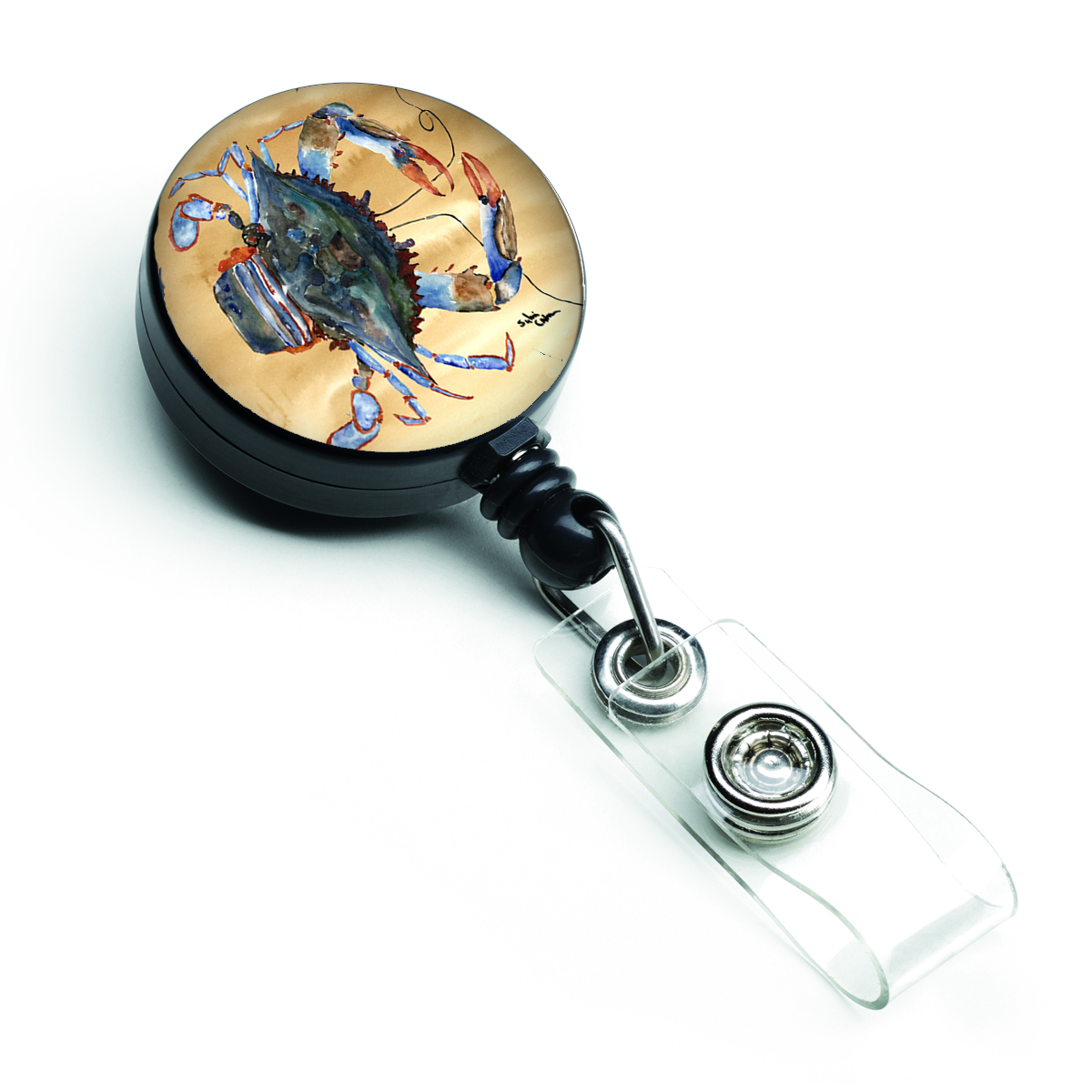 Crab Retractable Badge Reel
