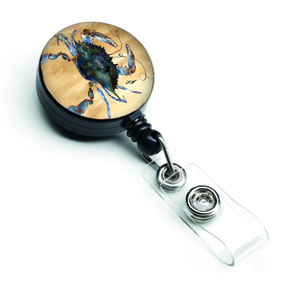 Crab Retractable Badge Reel