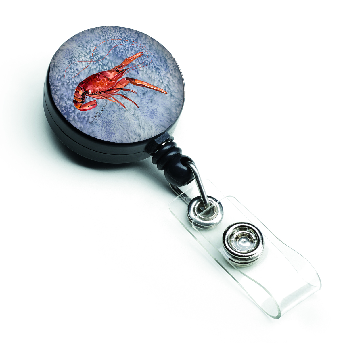 Crawfish Retractable Badge Reel