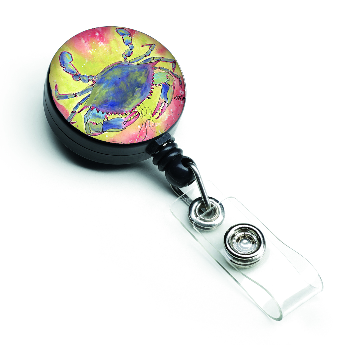 Crab Retractable Badge Reel
