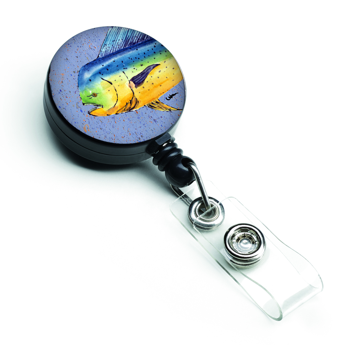 Dolphin Mahi Mahi Retractable Badge Reel