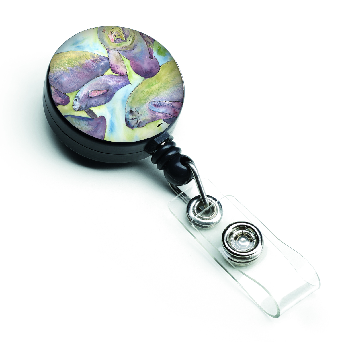 8544BR Manatee Retractable Badge Reel
