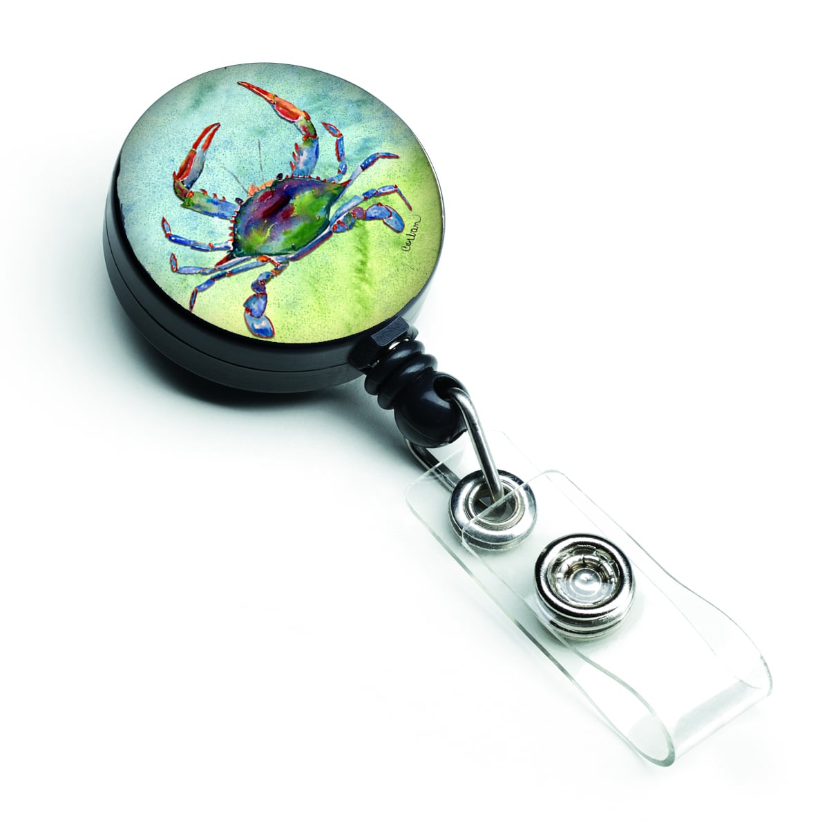 Crab Retractable Badge Reel