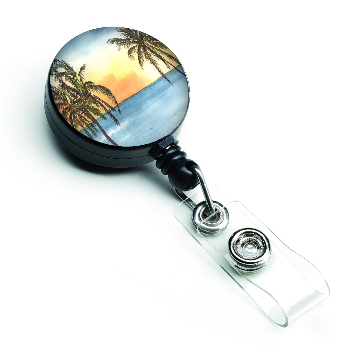 Palm Tree Retractable Badge Reel