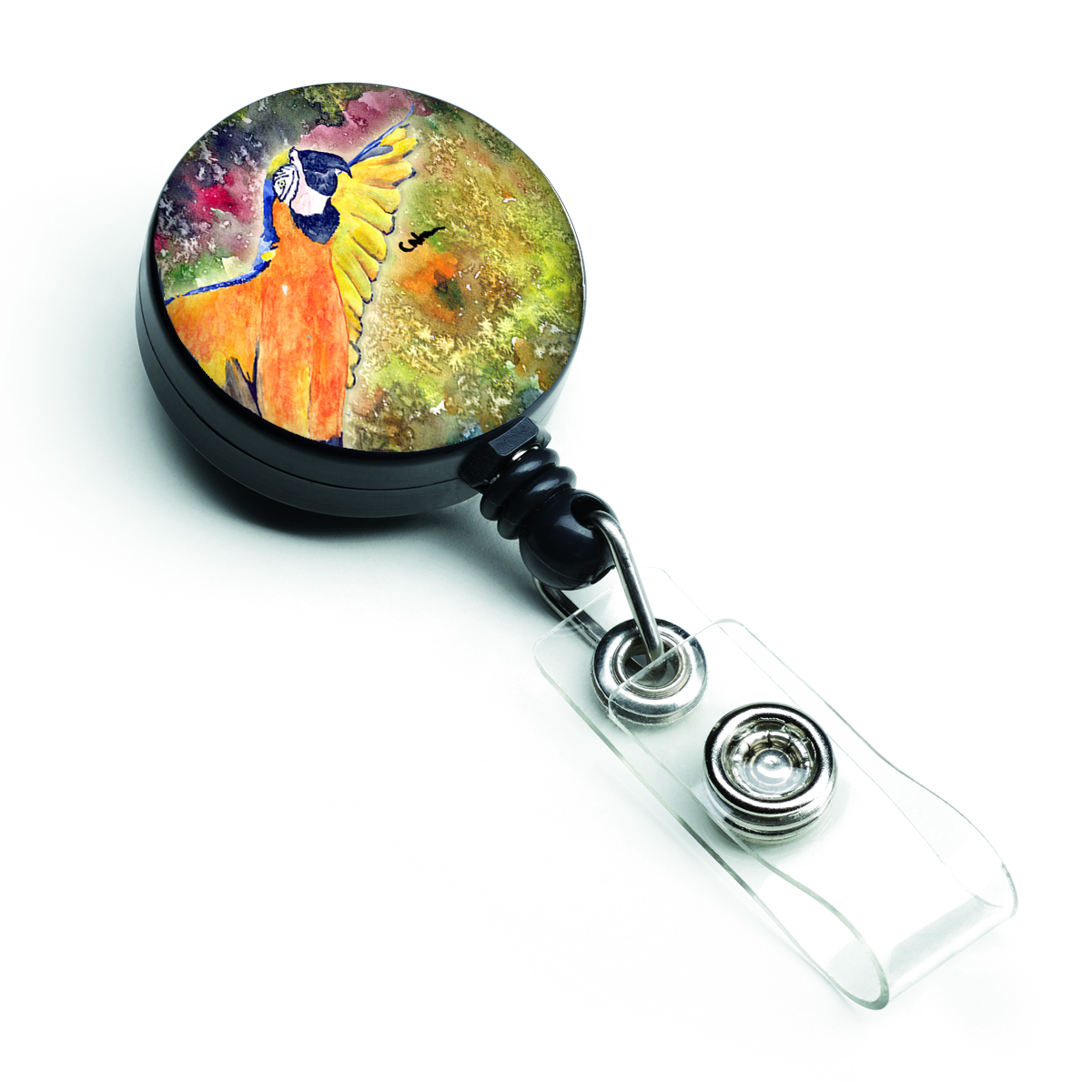 8602BR Parrot Parrot Head Retractable Badge Reel