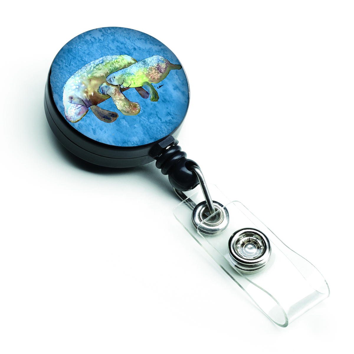 Manatee Retractable Badge Reel
