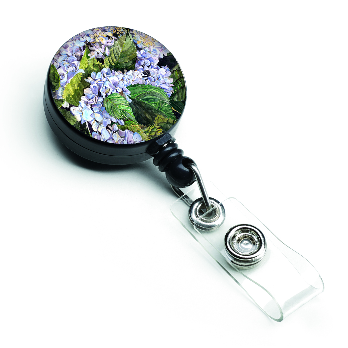 Hydrangea Retractable Badge Reel