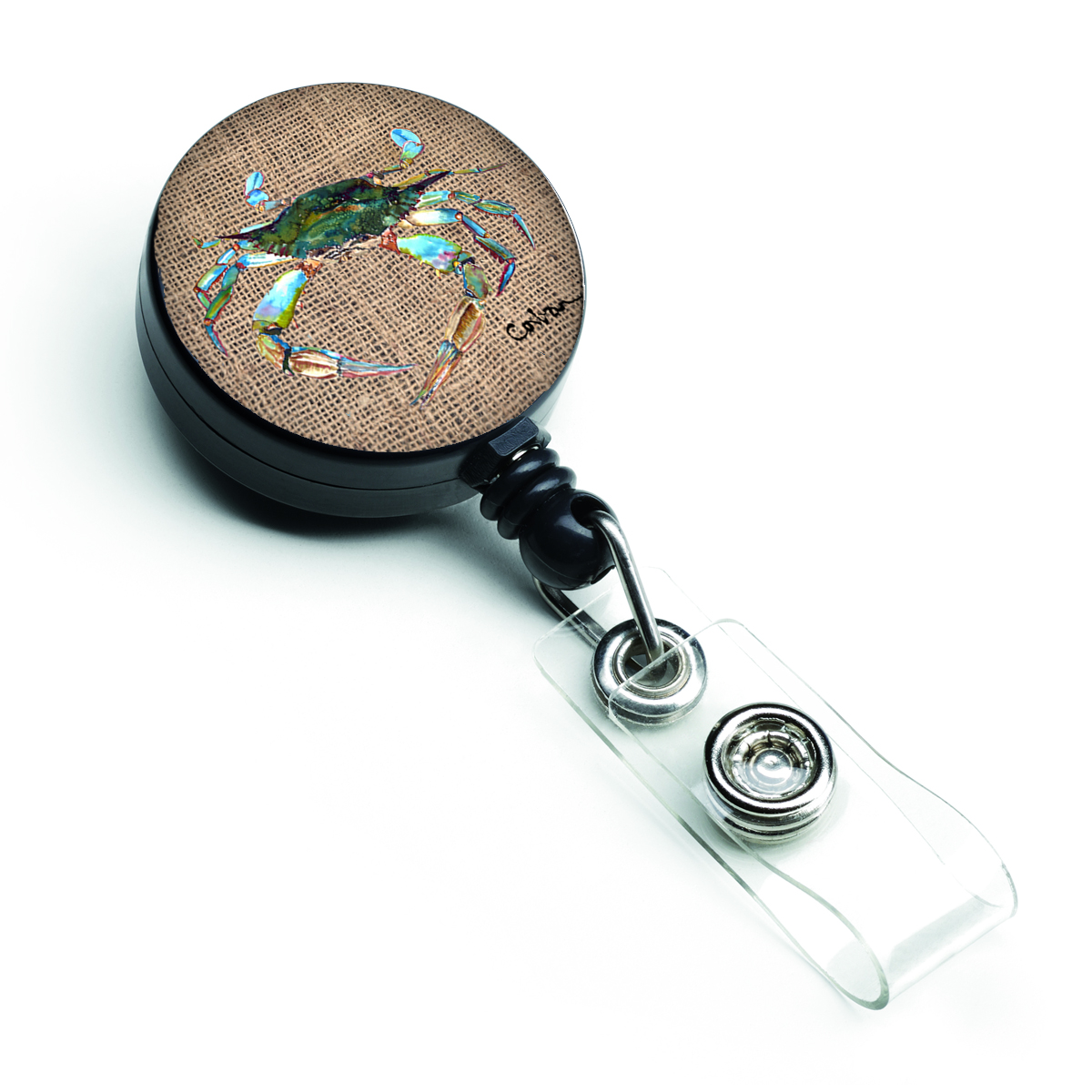 Crab Retractable Badge Reel
