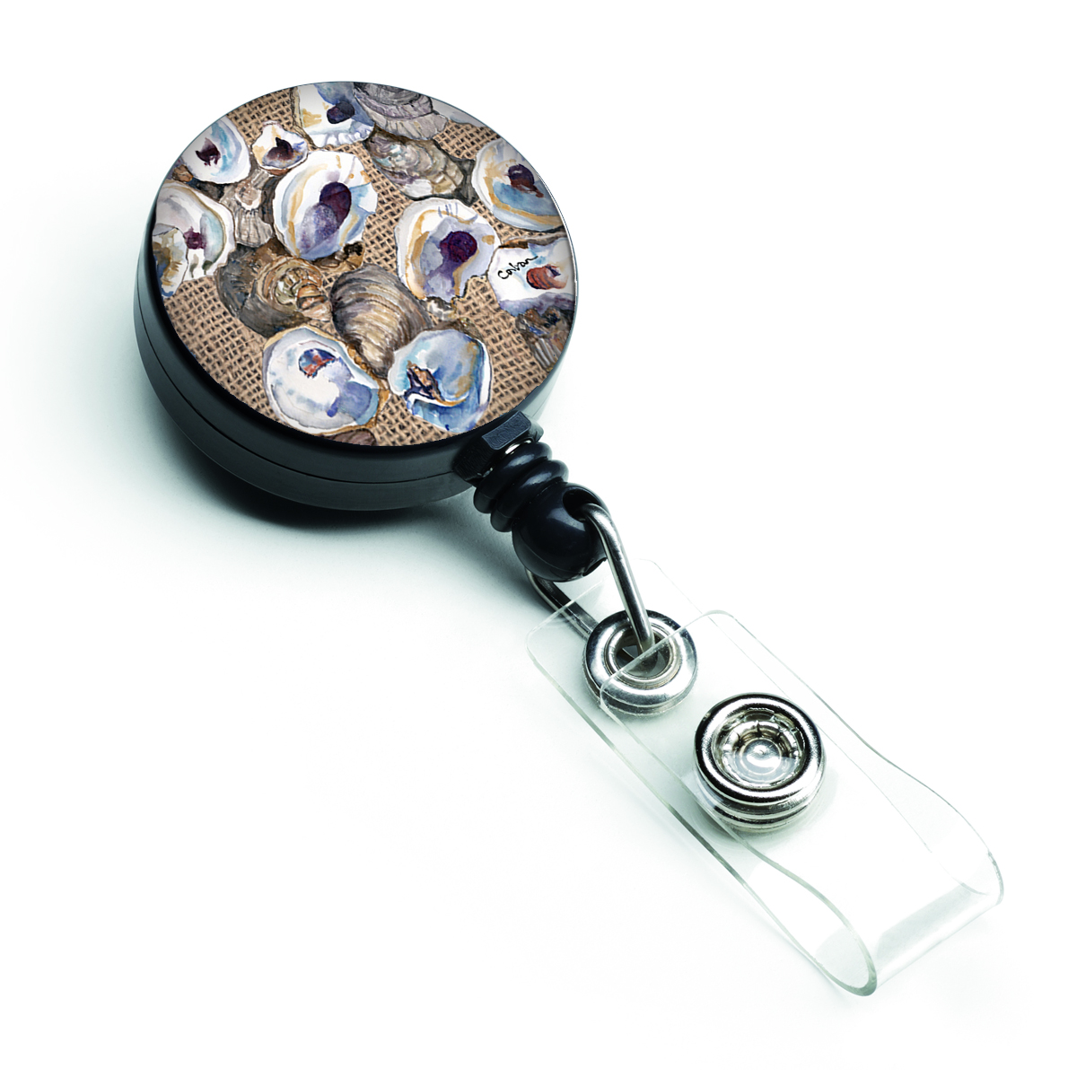8734BR Oyster Retractable Badge Reel