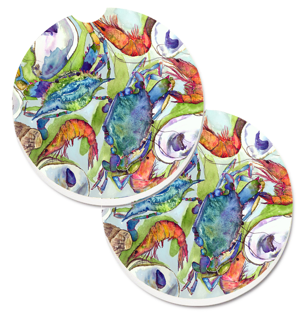 8547CARC Crab Set of 2 Cup Holder Car Coaster