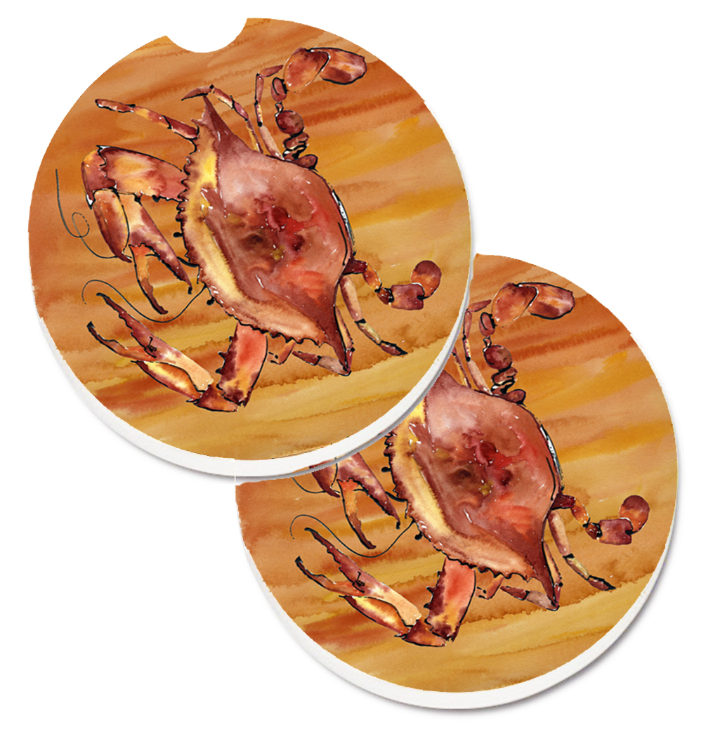 Crab Set of 2 Cup Holder Car Coaster