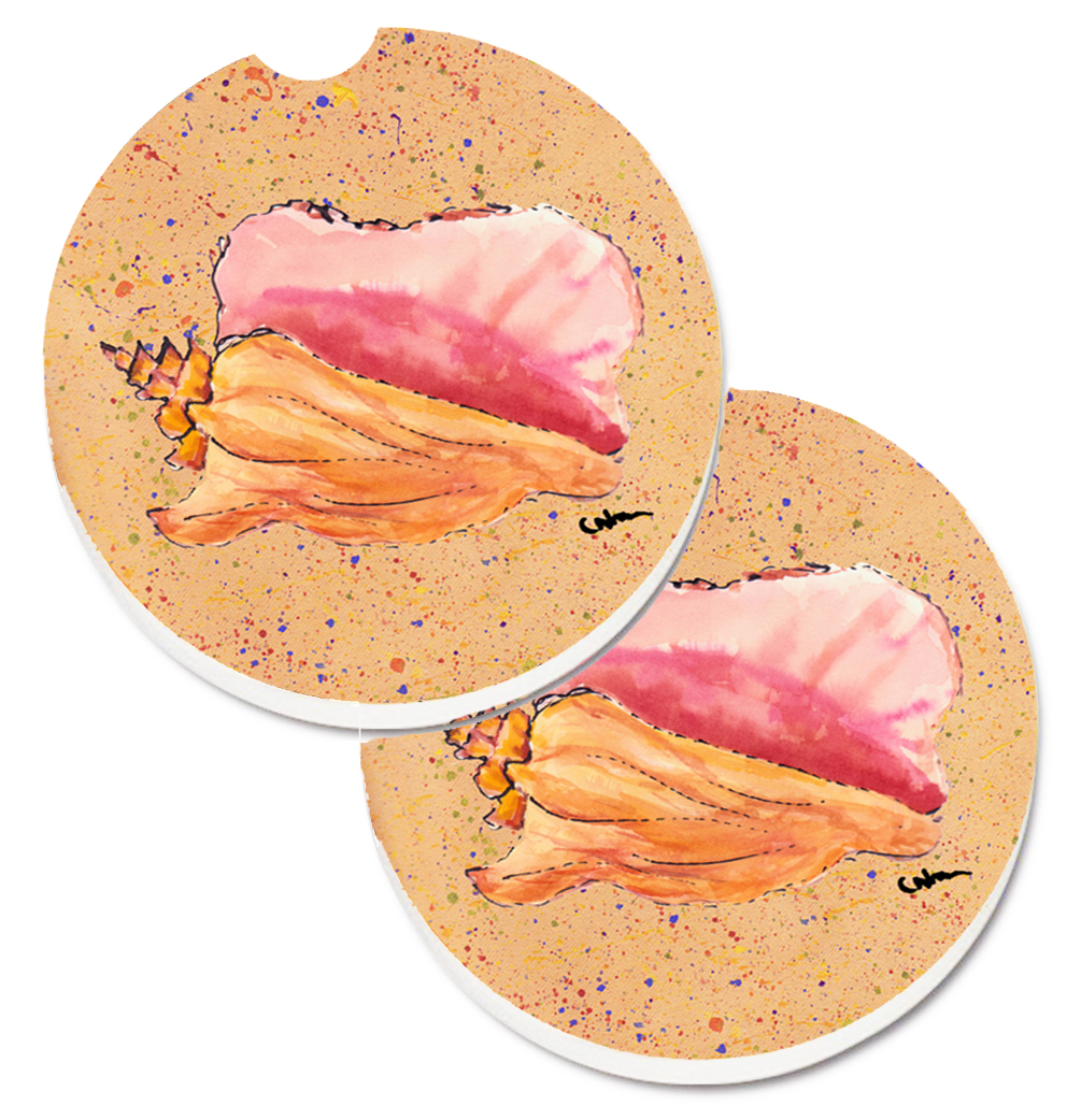 Shells Set of 2 Cup Holder Car Coaster