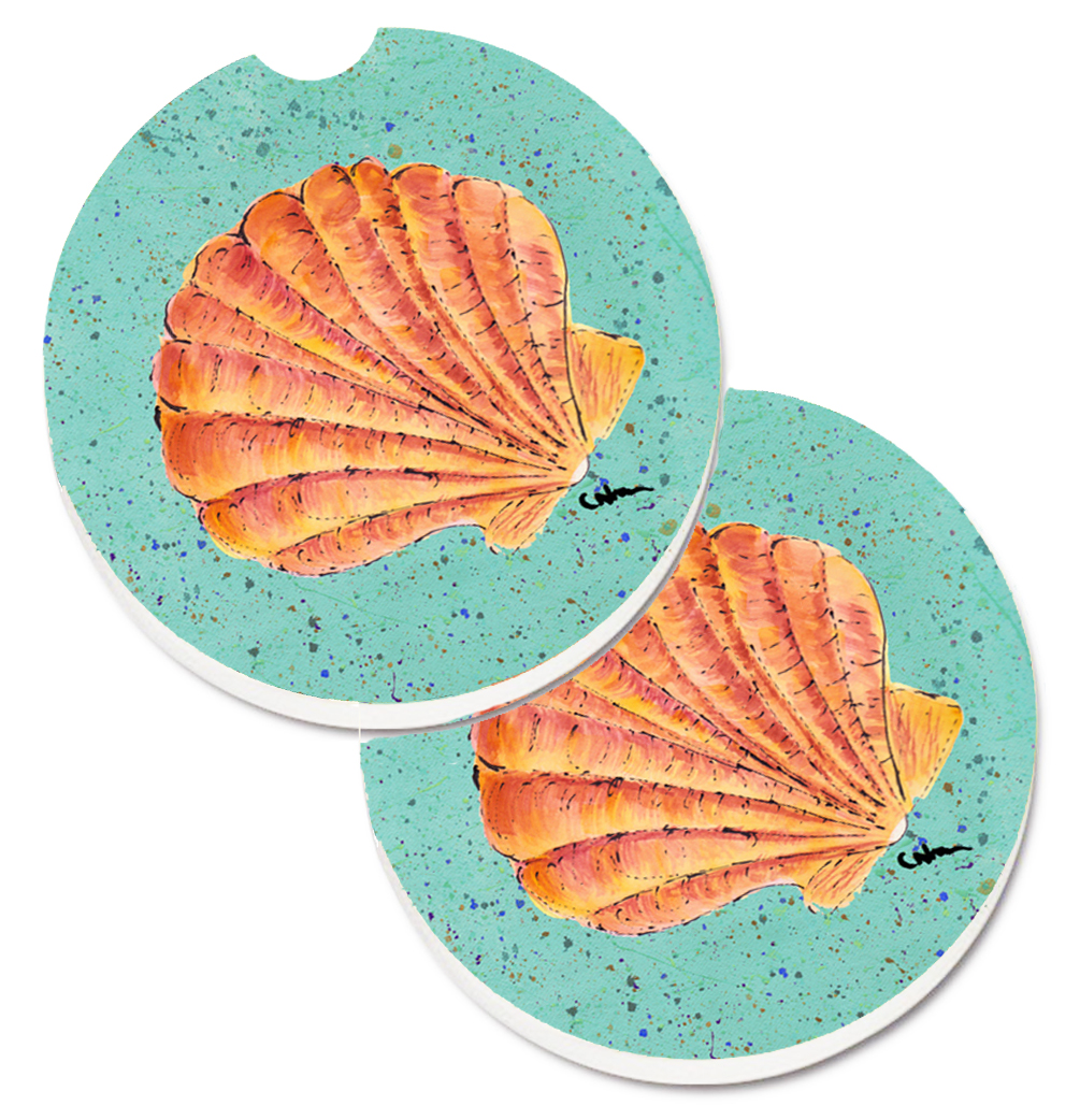 Shells Set of 2 Cup Holder Car Coaster