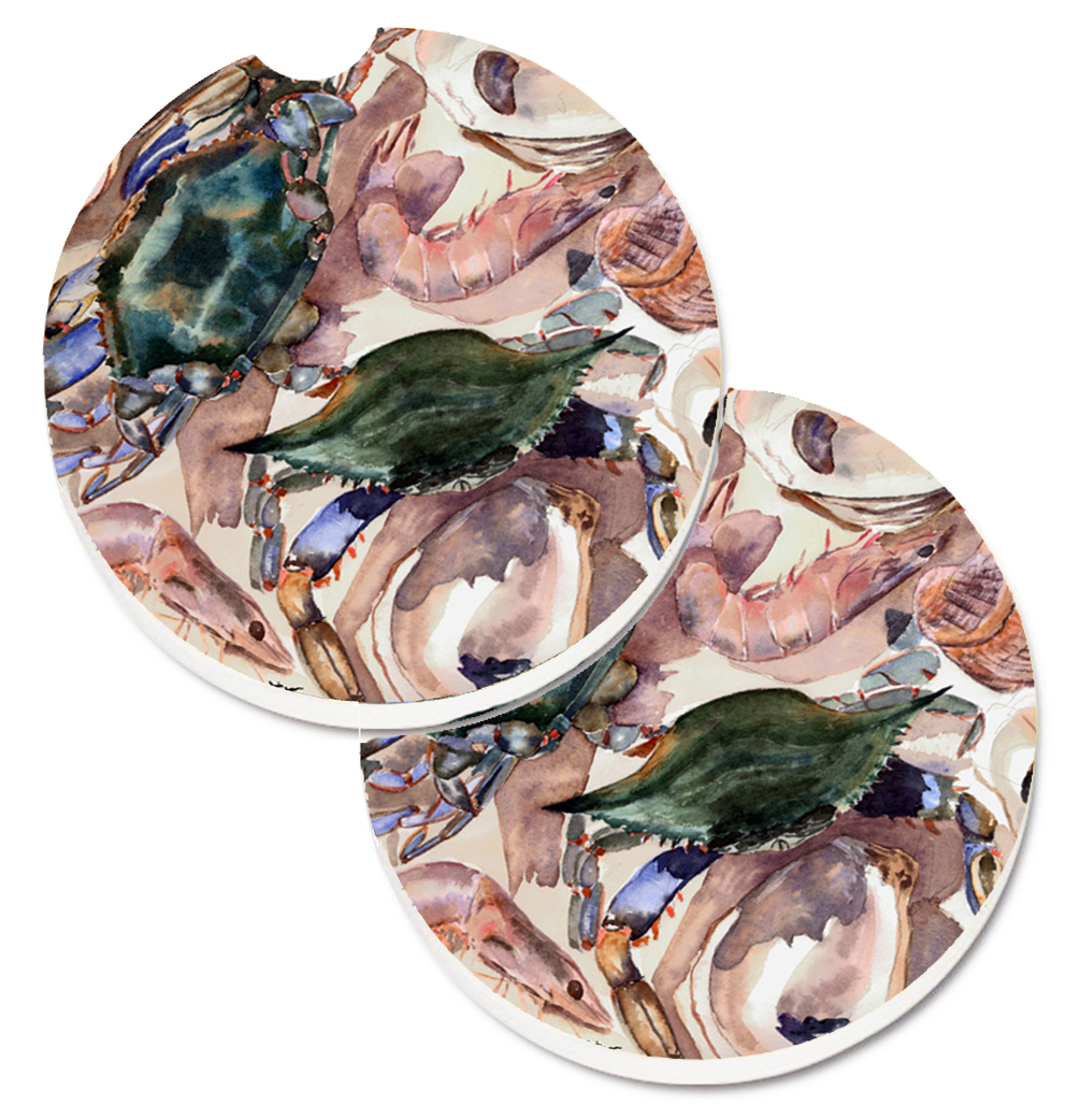 Crab Set of 2 Cup Holder Car Coaster
