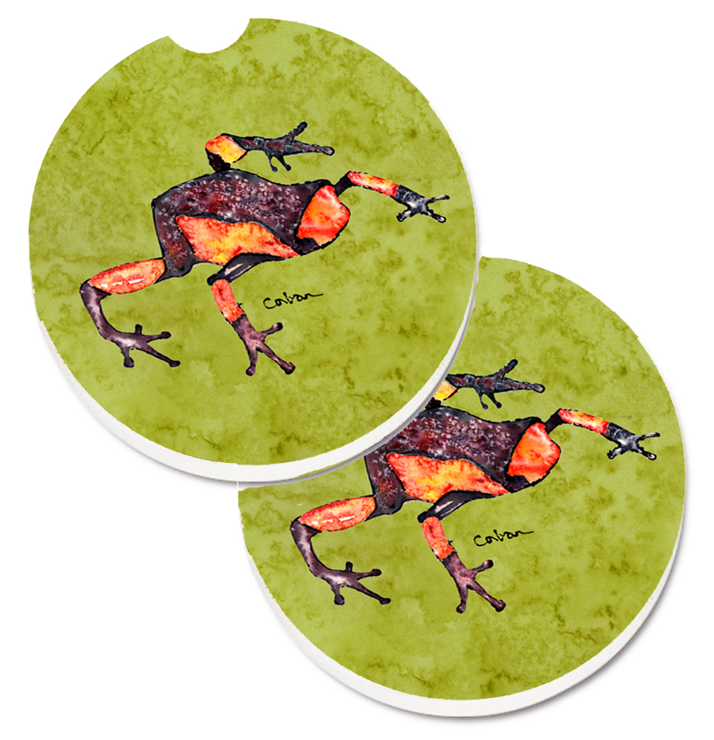 Frog Set of 2 Cup Holder Car Coaster