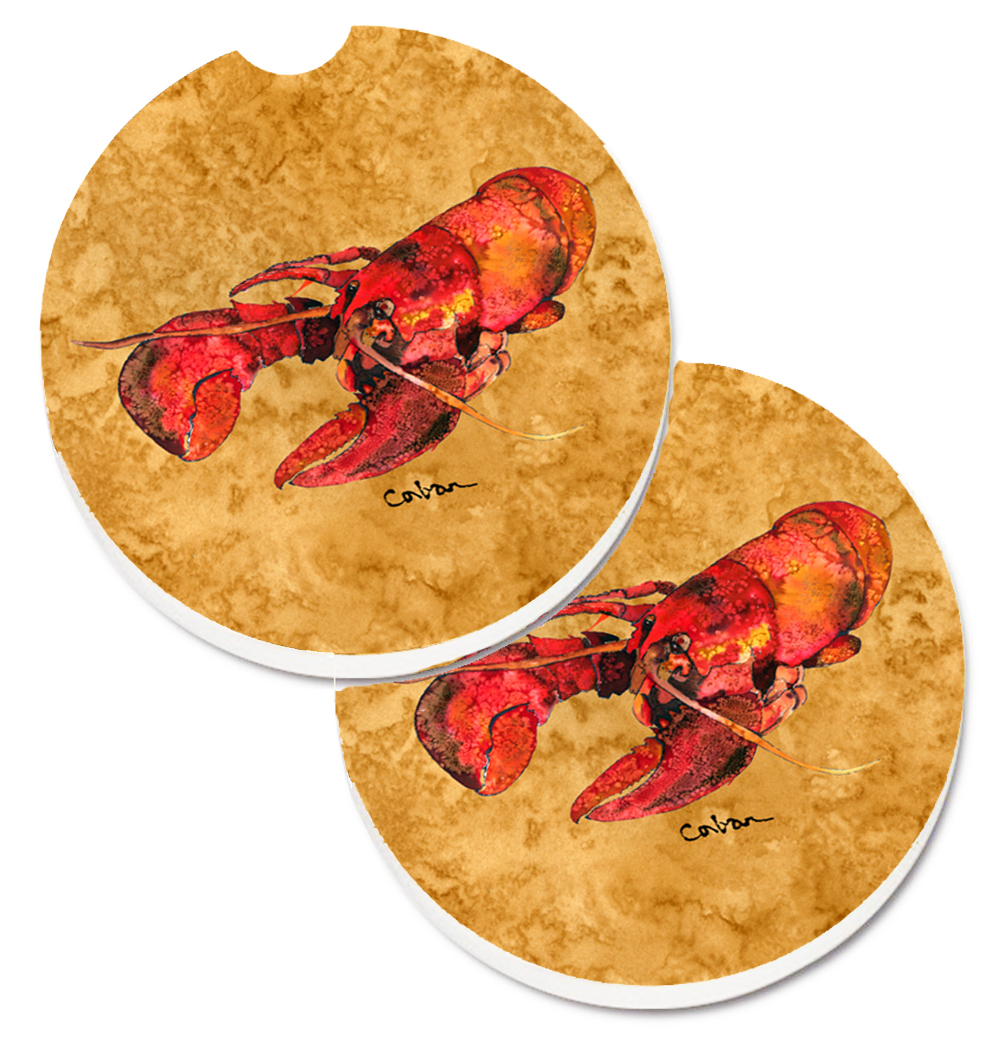 Lobster Set of 2 Cup Holder Car Coaster