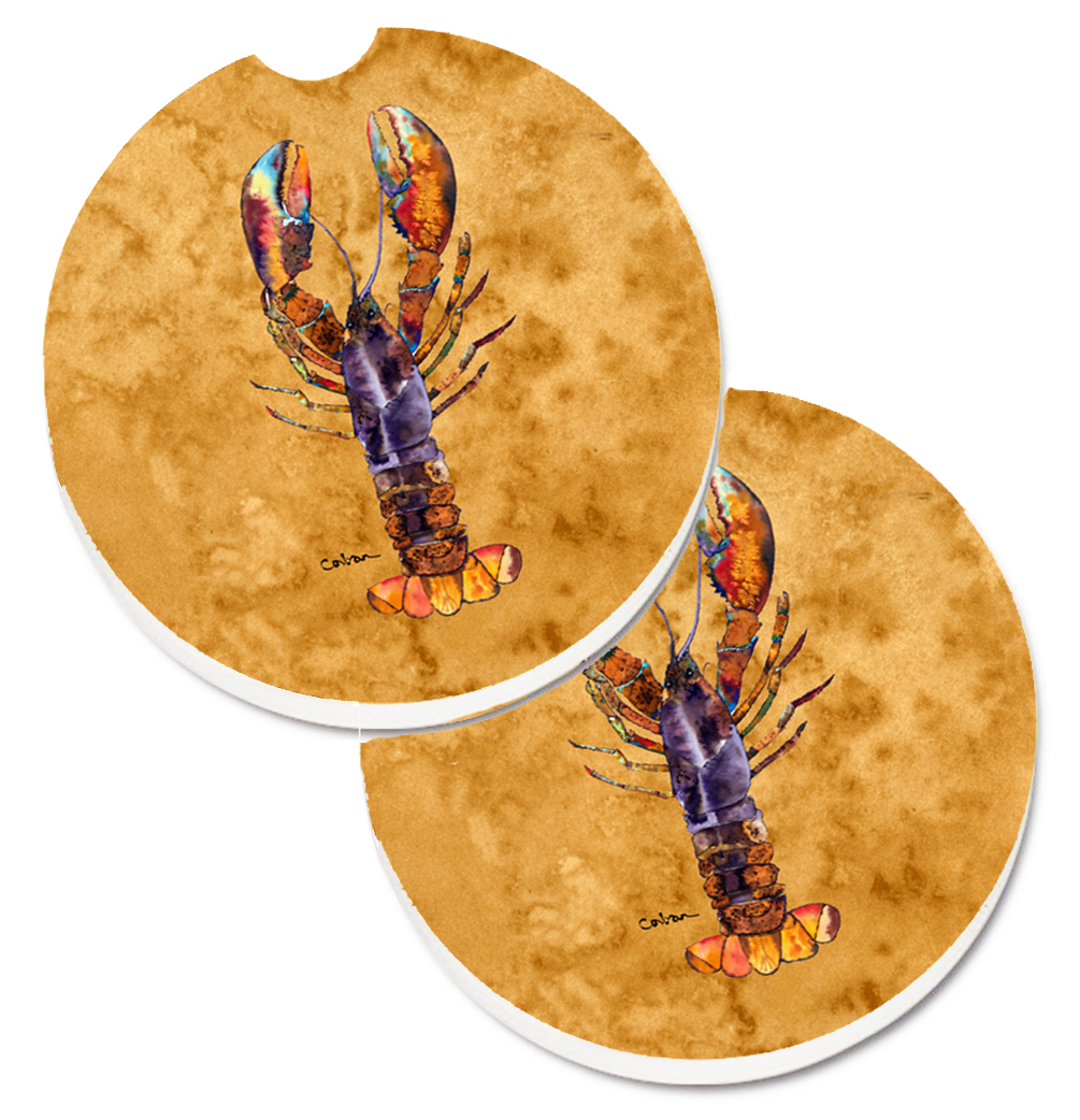 Lobster Set of 2 Cup Holder Car Coaster