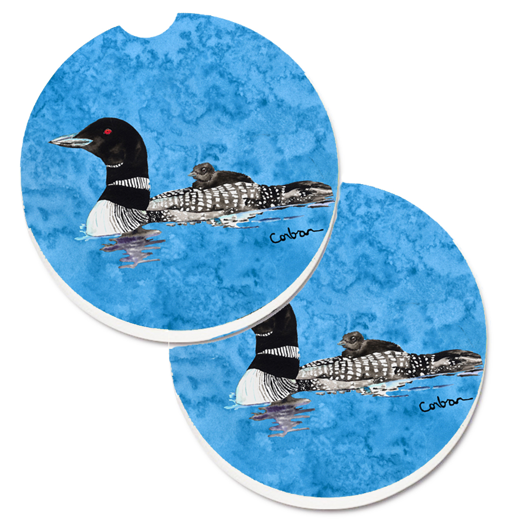 Momma & Baby Loon Set of 2 Cup Holder Car Coaster