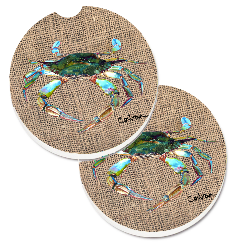 Crab Set of 2 Cup Holder Car Coaster