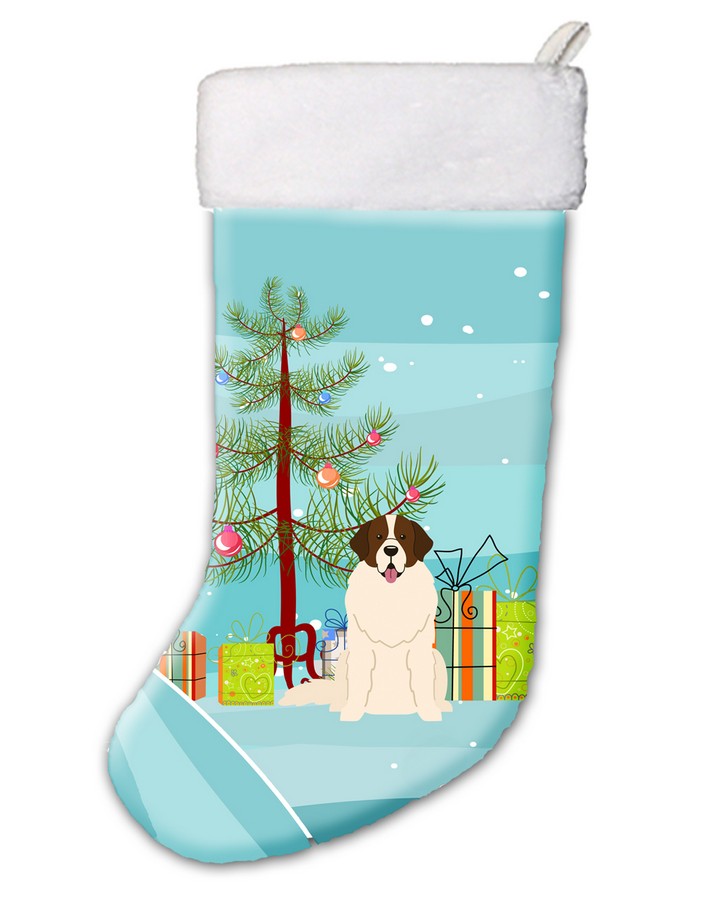 BB4152CS Merry Christmas Tree Moscow Watchdog Christmas Stocking