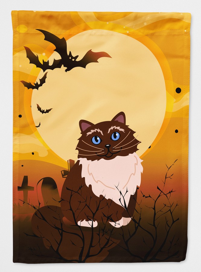 Halloween Himalayan Cat Flag Garden Size