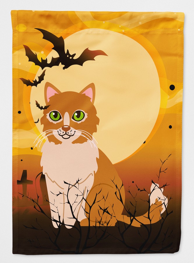 Halloween Ural Rex Cat Flag Canvas House Size