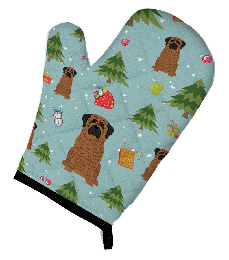 Picture of Carolines Treasures BB4675OVMT Christmas Mastiff Brindle Oven Mitt