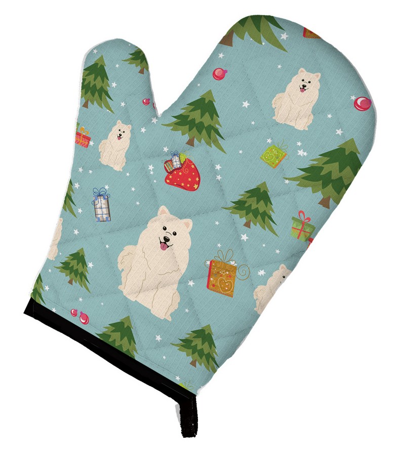 Picture of Carolines Treasures BB4690OVMT Christmas Samoyed Oven Mitt