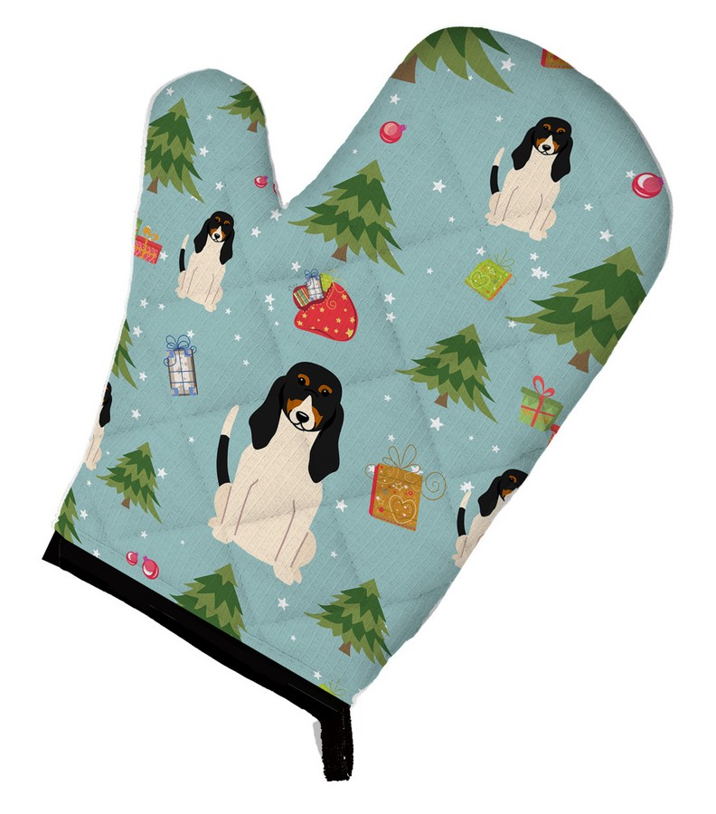 Picture of Carolines Treasures BB4704OVMT Christmas Swiss Hound Oven Mitt