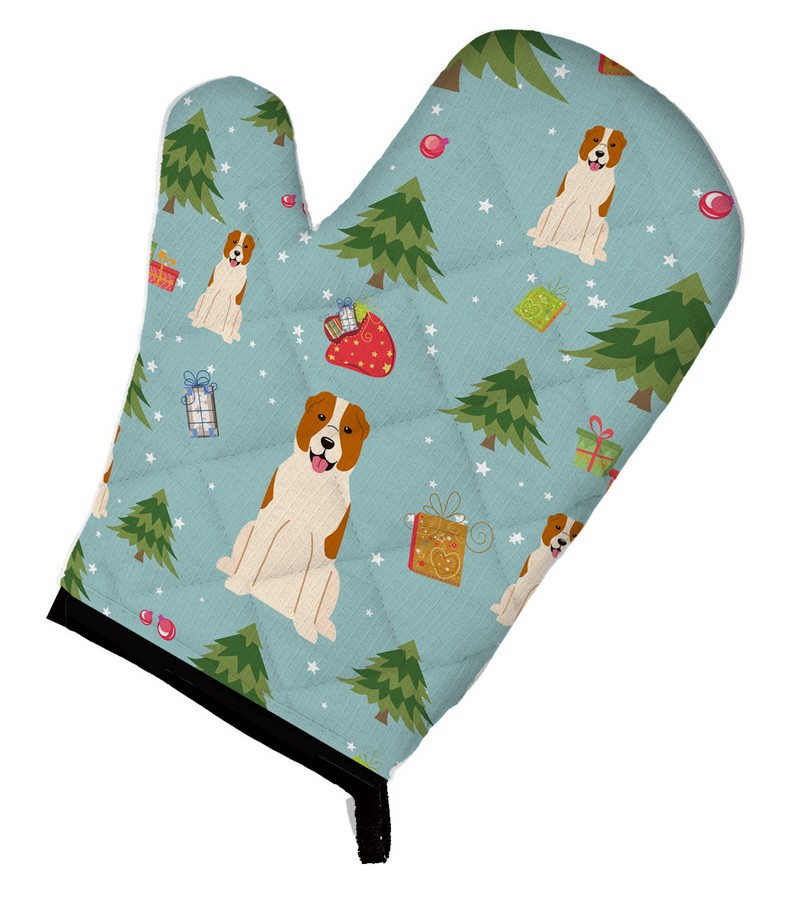 Picture of Carolines Treasures BB4709OVMT Christmas Central Asian Shepherd Dog Oven Mitt