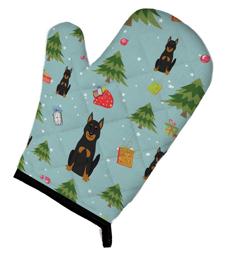 Picture of Carolines Treasures BB4740OVMT Christmas Beauce Shepherd Dog Oven Mitt