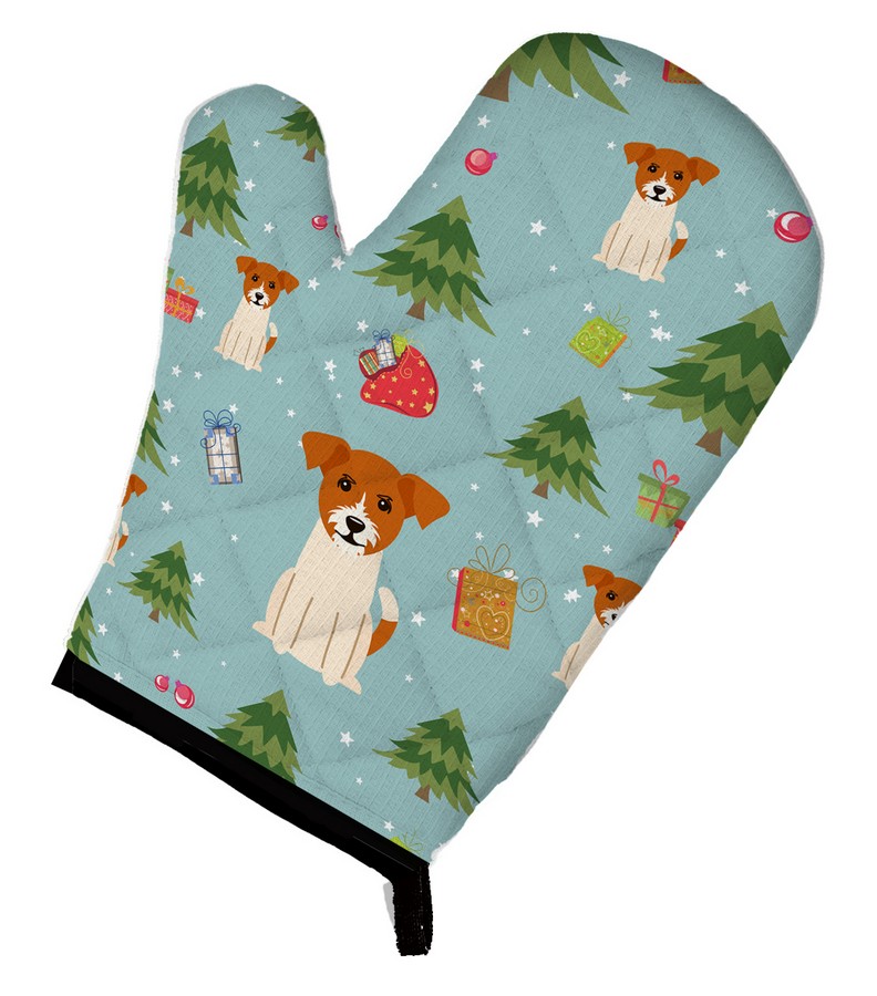 Picture of Carolines Treasures BB4768OVMT Christmas Jack Russell Terrier Oven Mitt