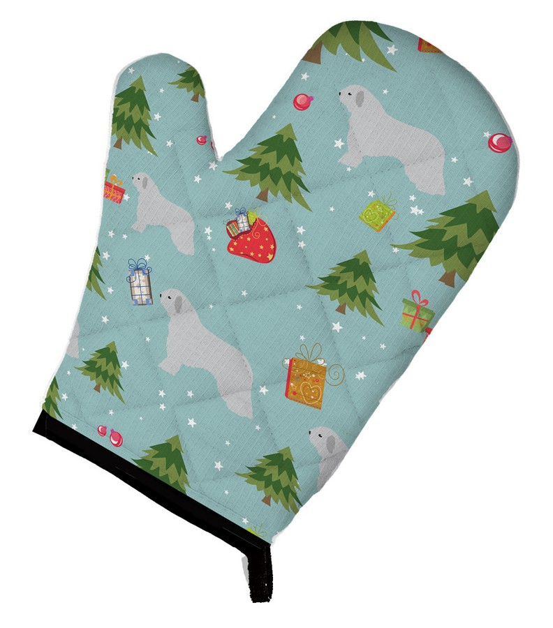 Picture of Carolines Treasures BB4839OVMT Christmas Spanish Water Dog Oven Mitt