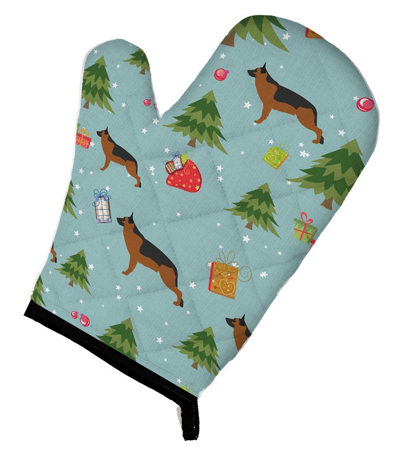 Picture of Carolines Treasures BB4848OVMT Christmas German Shepherd Oven Mitt