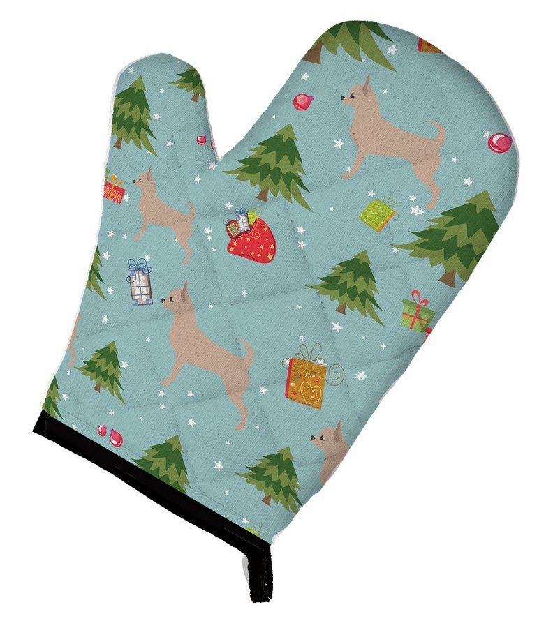 Picture of Carolines Treasures BB4874OVMT Christmas Chihuahua Oven Mitt