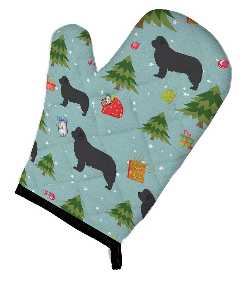 Picture of Carolines Treasures BB4888OVMT Christmas Newfoundland Oven Mitt