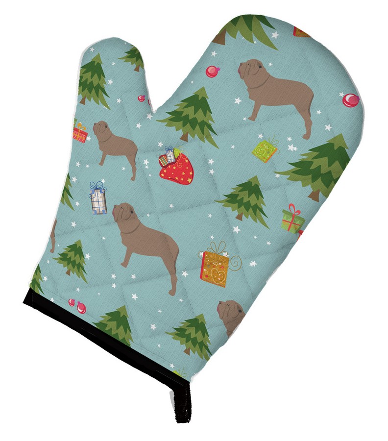 Picture of Carolines Treasures BB4889OVMT Christmas Neapolitan Mastiff Oven Mitt