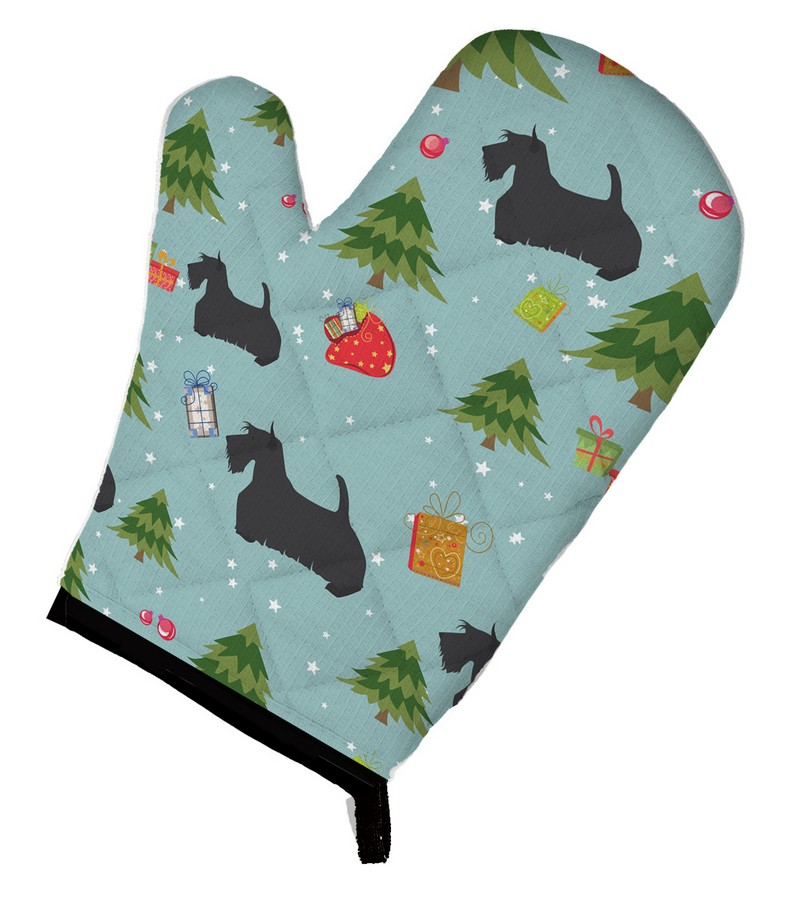 Picture of Carolines Treasures BB4893OVMT Christmas Scottish Terrier Oven Mitt
