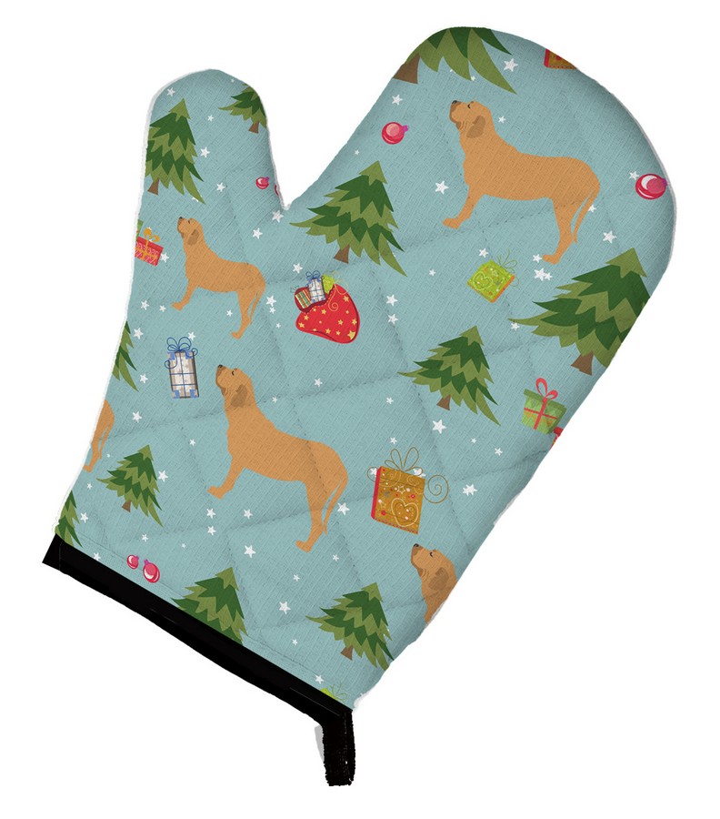 Picture of Carolines Treasures BB4903OVMT Christmas Fila Brasileiro Oven Mitt