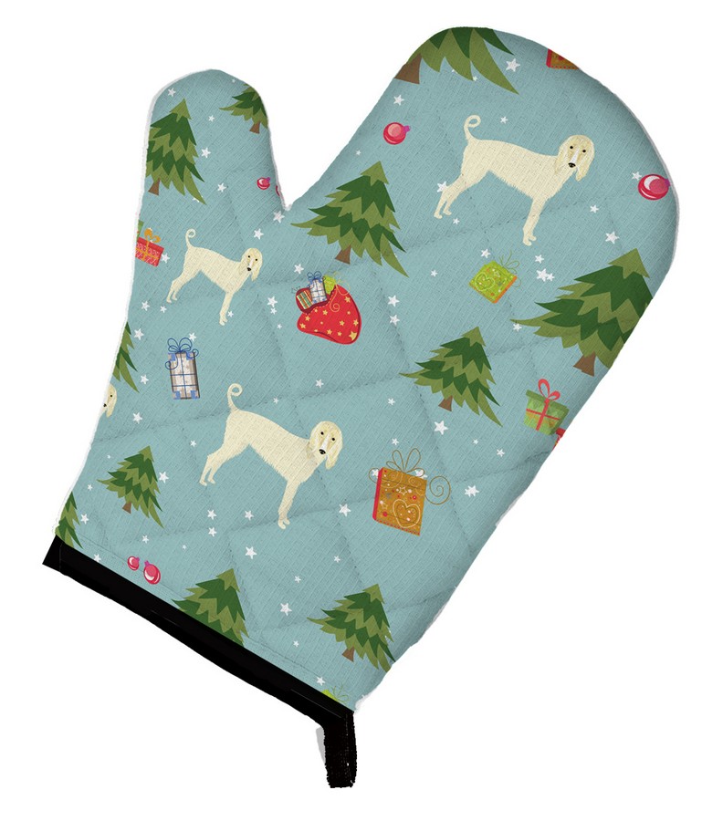Picture of Carolines Treasures BB4905OVMT Christmas Afghan Hound Oven Mitt