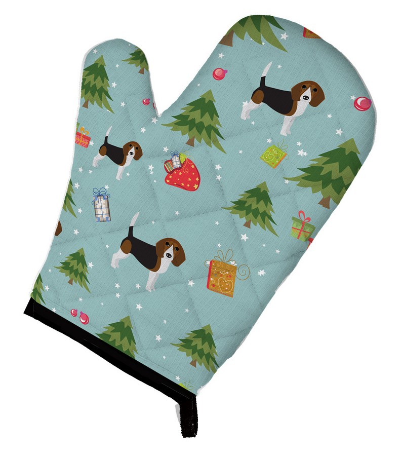 Picture of Carolines Treasures BB4910OVMT Christmas Beagle Oven Mitt