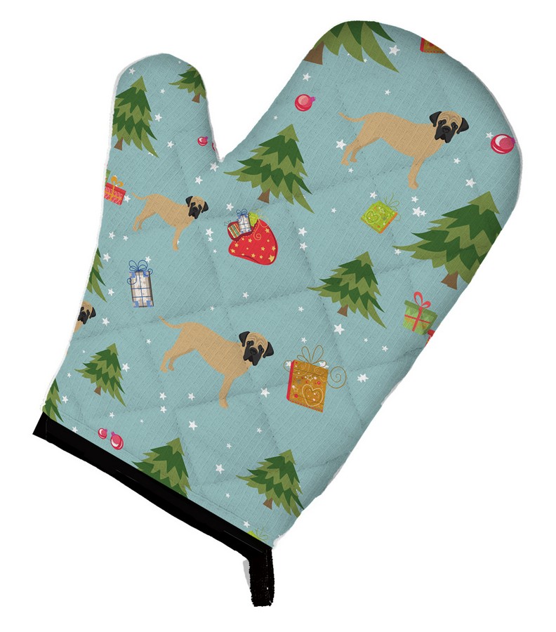 Picture of Carolines Treasures BB4918OVMT Christmas Bullmastiff Oven Mitt