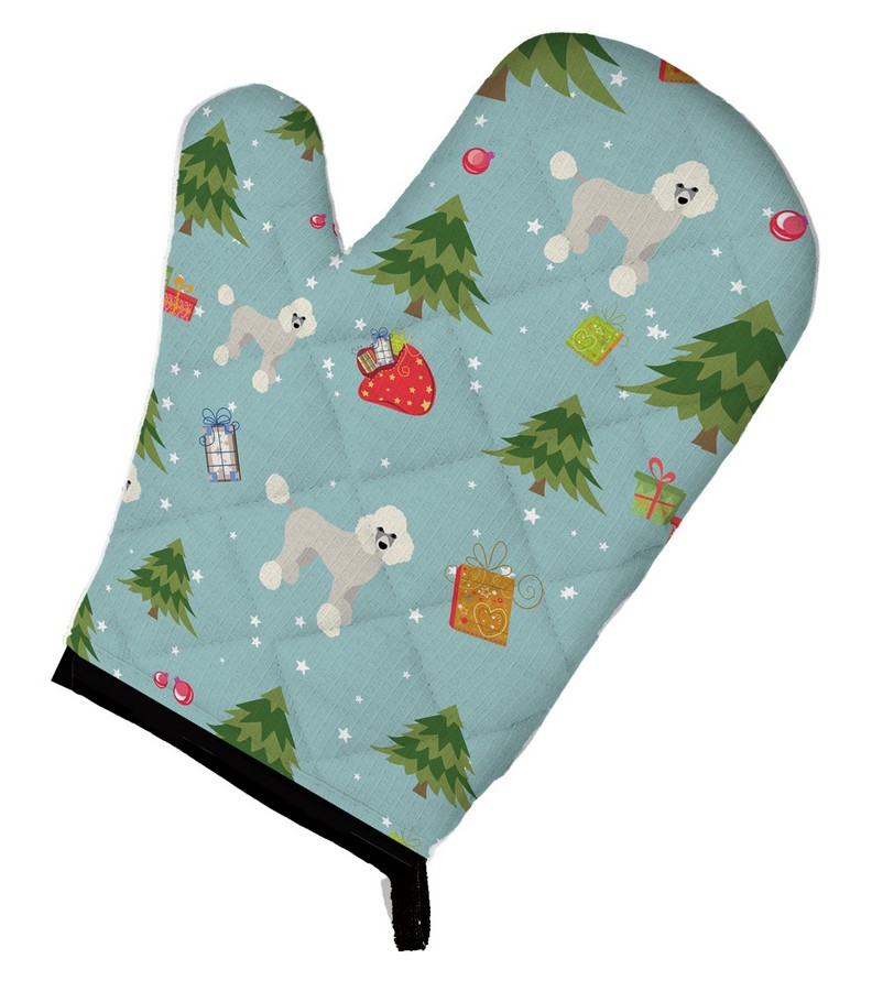 Picture of Carolines Treasures BB4974OVMT Christmas Poodle Oven Mitt