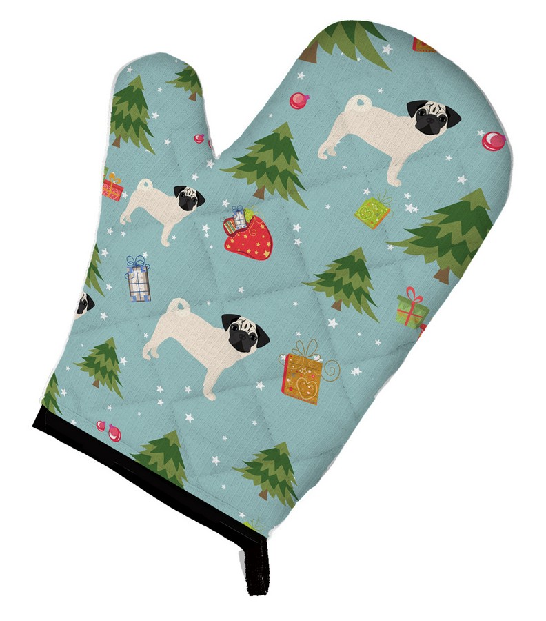 Picture of Carolines Treasures BB4975OVMT Christmas Pug Oven Mitt