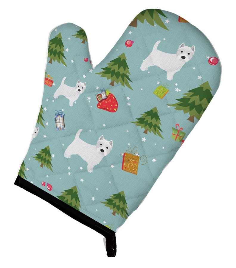 Picture of Carolines Treasures BB4988OVMT Christmas West Highland White Terrier Oven Mitt