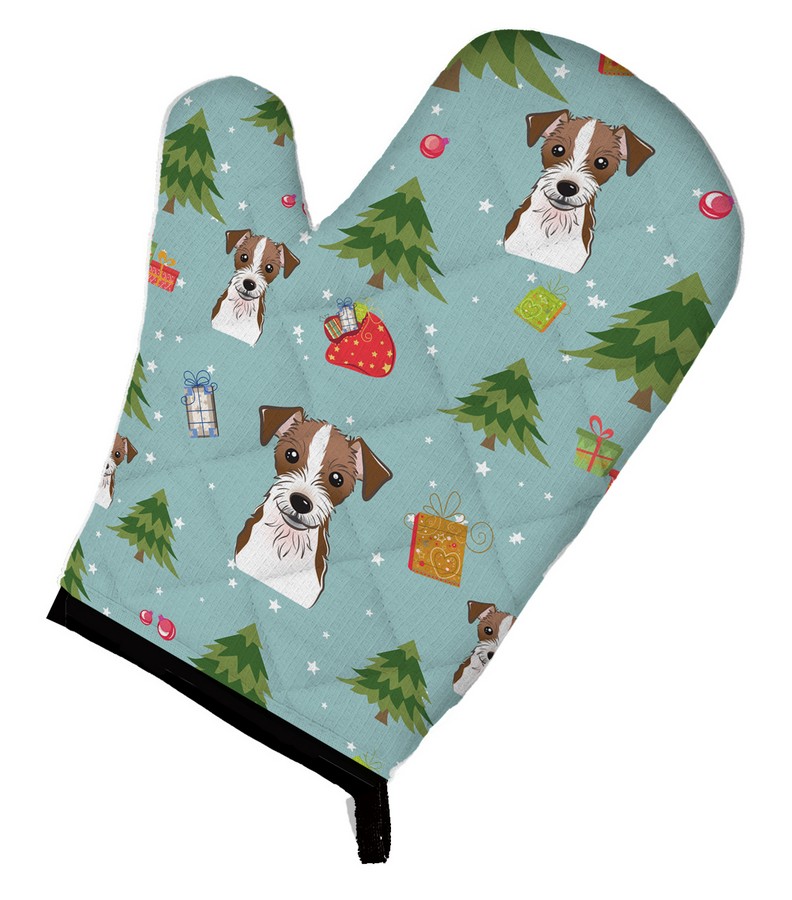 Picture of Carolines Treasures BB4991OVMT Christmas Jack Russell Terrier Oven Mitt